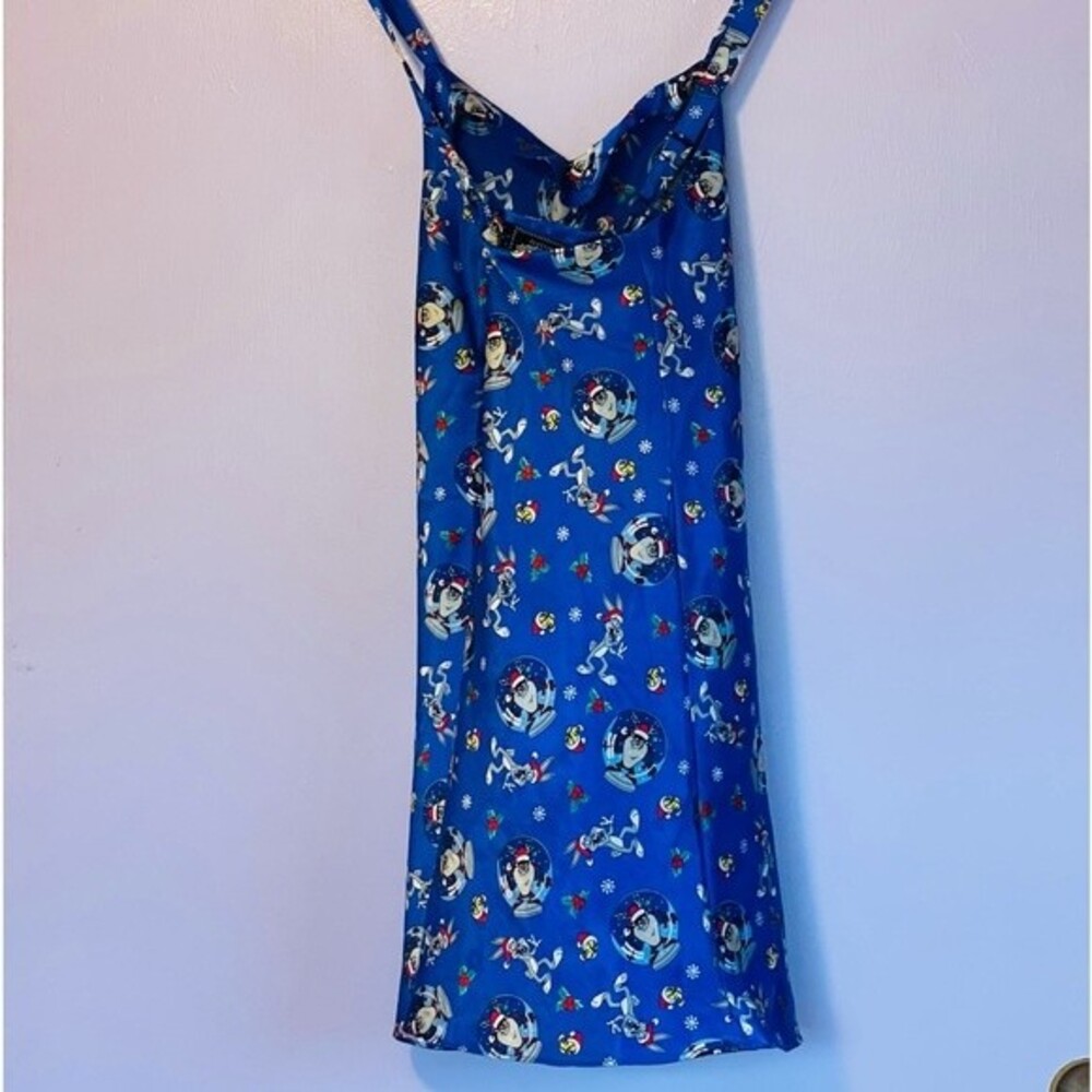 Classic Looney Tunes Collection Women’s Negligee Sz M Blue - Picture 2 of 4